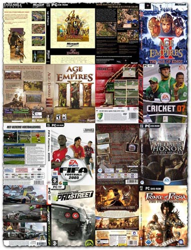 102 game DVD covers collection