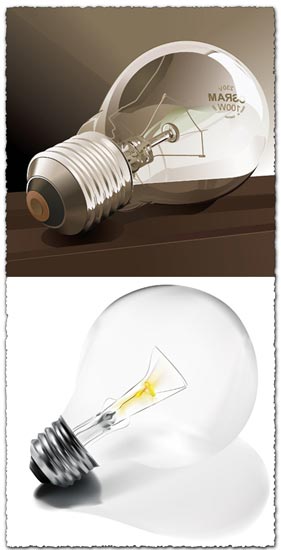 Light bulb vector eps format