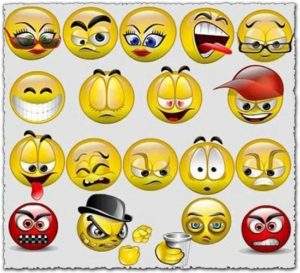 Animated GIF emoticons smileys icons