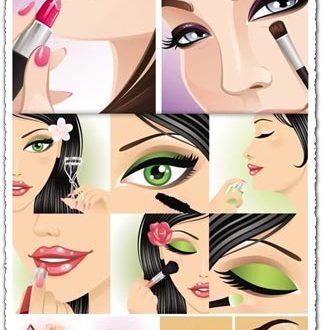 Make-up vectors design
