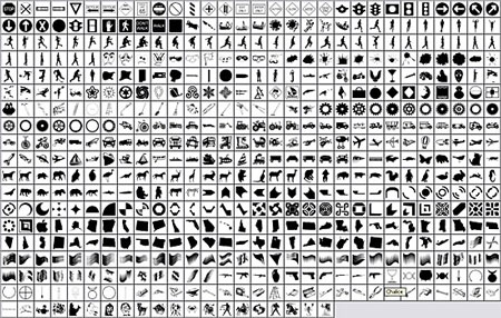 560 Shapes for adobe photoshop cs3 and cs4