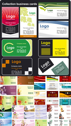 6 Business cards models