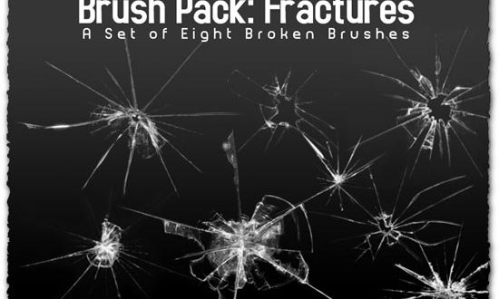 Photoshop Broken Glass Brushes