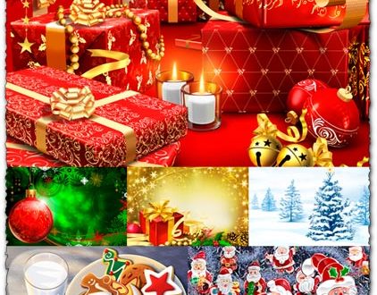 Christmas backgrounds collection