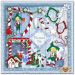 Backgrounds and frames for Christmas
