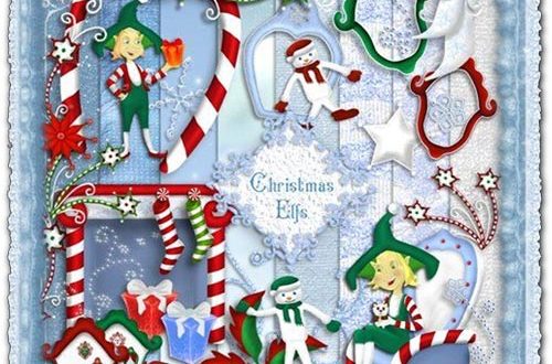 Backgrounds and frames for Christmas