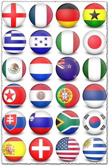 250 countries flags avatars