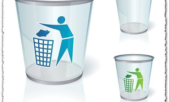 Trash can vector