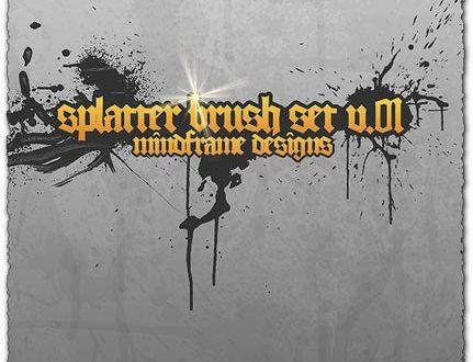 Photoshop splatter brush