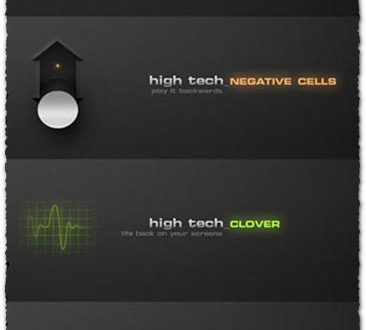High tech icons