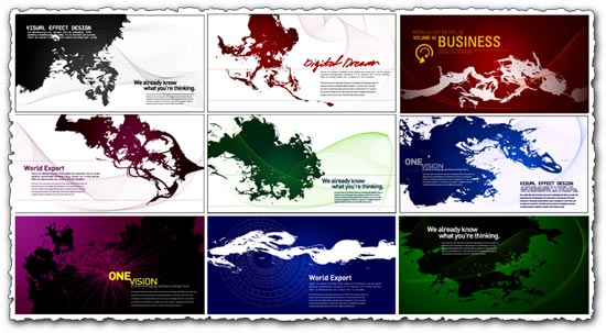 Ink business cards templates