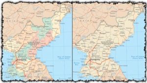 North Korea vector maps