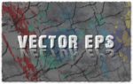 Splatter, cracked, ink brushes with logo design – REQUEST