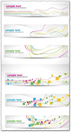 Abstract banners templates