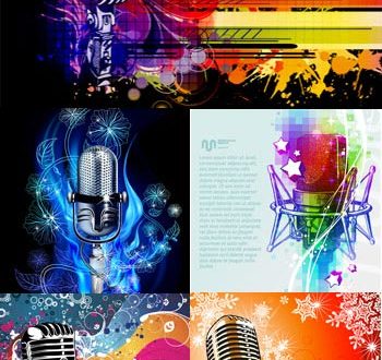 Abstract microphone template vectors