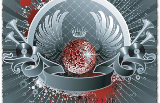 Abstract music party vector