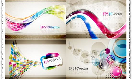 Abstract vector banners