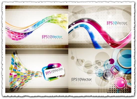 Abstract vector banners