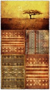 African textures and motifs