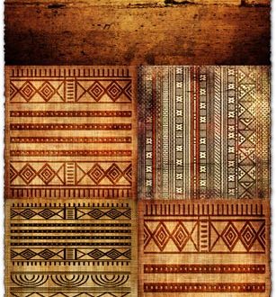 African textures and motifs