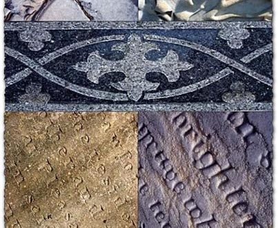 Ancient tombstones textures