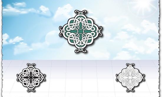 Arabesque design elements