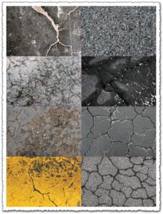 Asphalt textures design