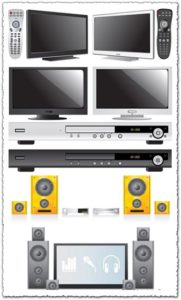 Audio and Video Equipment Vectors