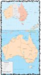 Australia map vector