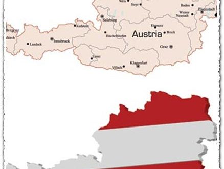 Austrian vector map