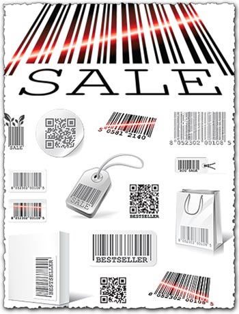 Barcodes vector templates