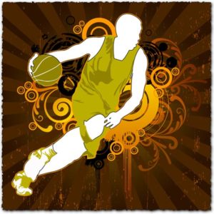 Basketball vector template design