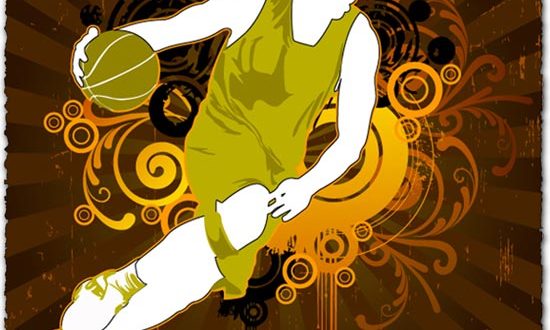 Basketball vector template design