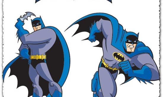 Batman cartoon character vector