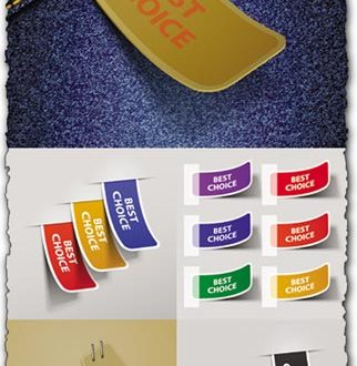 Best choice stickers vectors