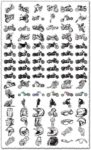 Bikers clipart vector shapes
