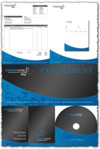 Blue Corporate Identity pack for Photoshop