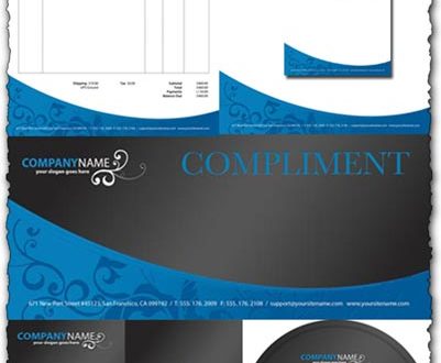 Blue Corporate Identity pack for Photoshop