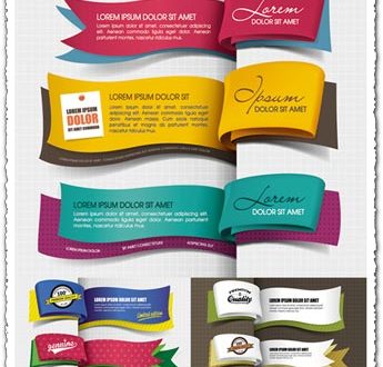 Bookmark vector labels