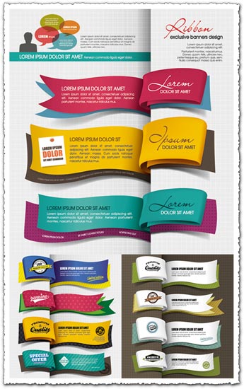 Bookmark vector labels