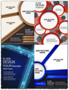 Brochures covers vector design