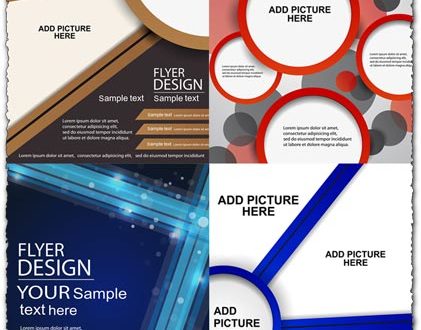 Brochures covers vector design
