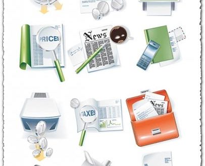 Business and medical vector icons