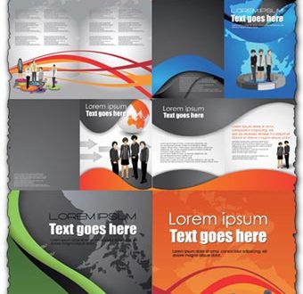 Business brochure vector design