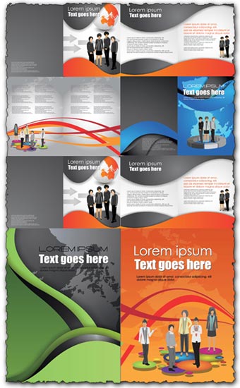 Business brochure vector design Business brochure vector design