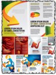 Business brochure vector templates