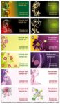 Business cards models vector