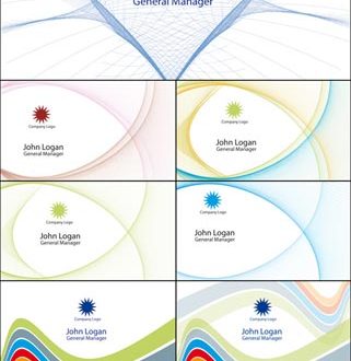 Business card vector