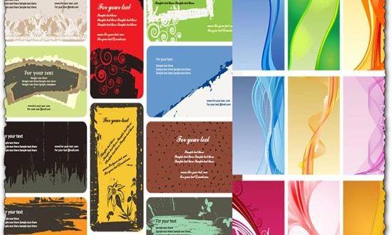 Business cards template designs