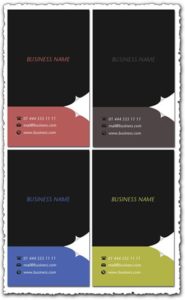 Business cards templates for Photoshop